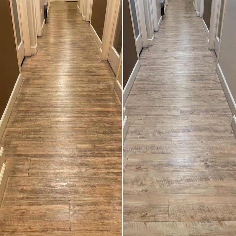 Hardwood Floor Cleaning Results